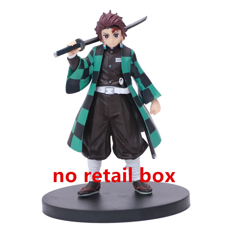 Демон убийца аниме фигурка ПВХ модель игрушки Tanjirou Nezuko Inosuke Zenitsu 150 мм Kimetsu no Yaiba фигурки Фигурки игрушки - Цвет: Фиолетовый