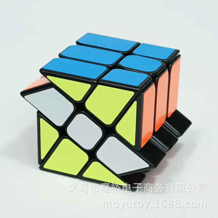 [Yongjun Hot Wheels черный и белый с рисунком] Yongjun Hot Wheels ветряная мельница трехслойная Abnormity Cube обучающая игрушка
