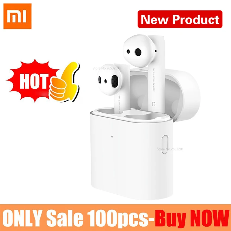 

In Stock Xiaomi Airdots Pro 2 Wireless Earphone TWS Mi True Earbuds Air 2 HD Sound Quality Dual MIC ENC LHDC Tap Stereo Control