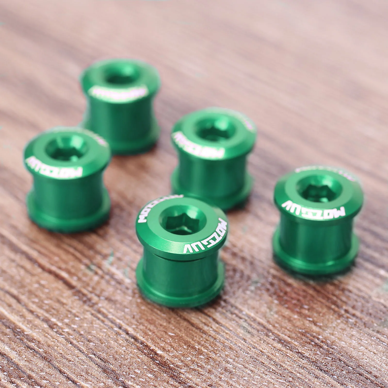5Pcs MTB Bicycle Chainring Bolt Single Chainwheel Screws Alloy 7075 4.9mm/6.4mm Road Cycling Bike Disc Screws for Crankset Parts