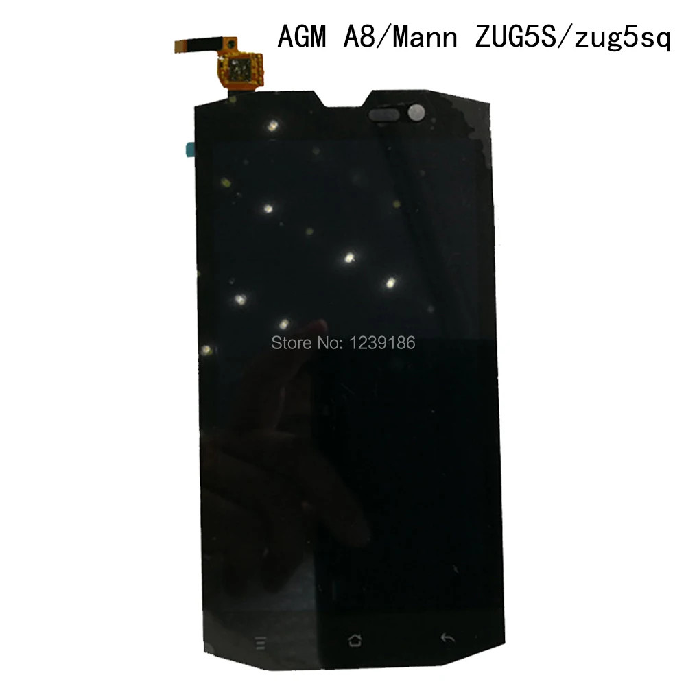 ЖК дисплей + сенсорная панель для смартфона Mann ZUG5S дигитайзер аксессуары AGM A8 5 0