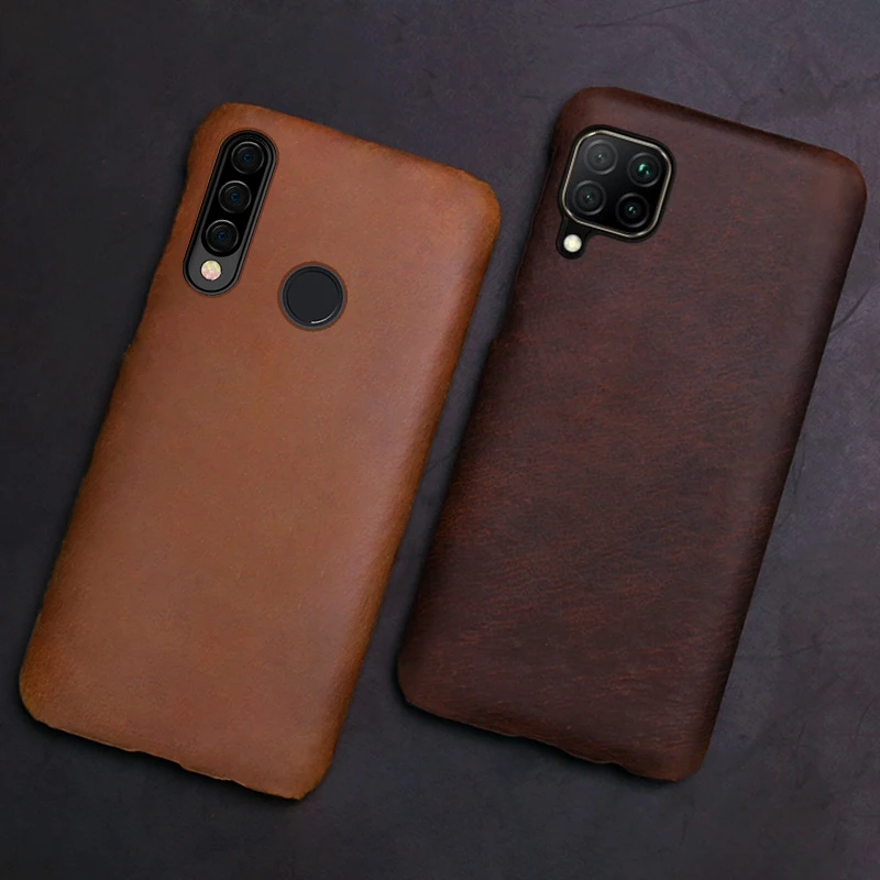 Кожаный чехол для телефона Huawei P30 P40 P20 Mate 20 30 Honor 8X Max 9X 8 9 10 Lite 10i 20i Pro P Smart Crazy Horse |