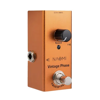 

NEP-06 Vintage Phase Guitar Effect Pedal Mini Single Pedal for Electric Guitars Simple One-Knob Operation DC 9V