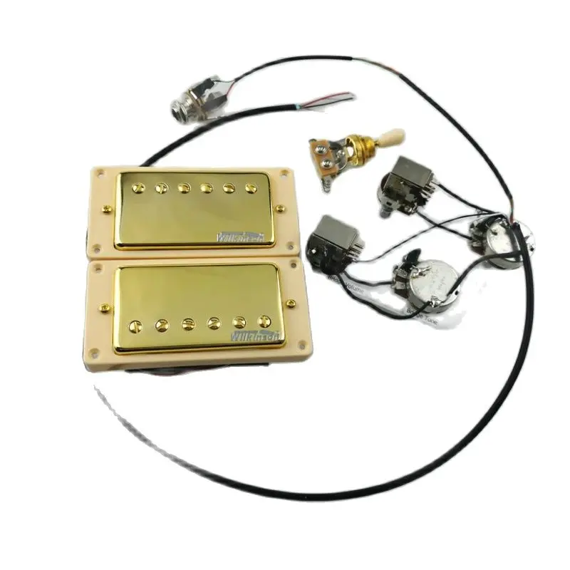 

Wilkinson Ainico5 Humbucker Electric Guitar Pickups 4C with Push-pull switch Wiring Harness Guitar Pickup