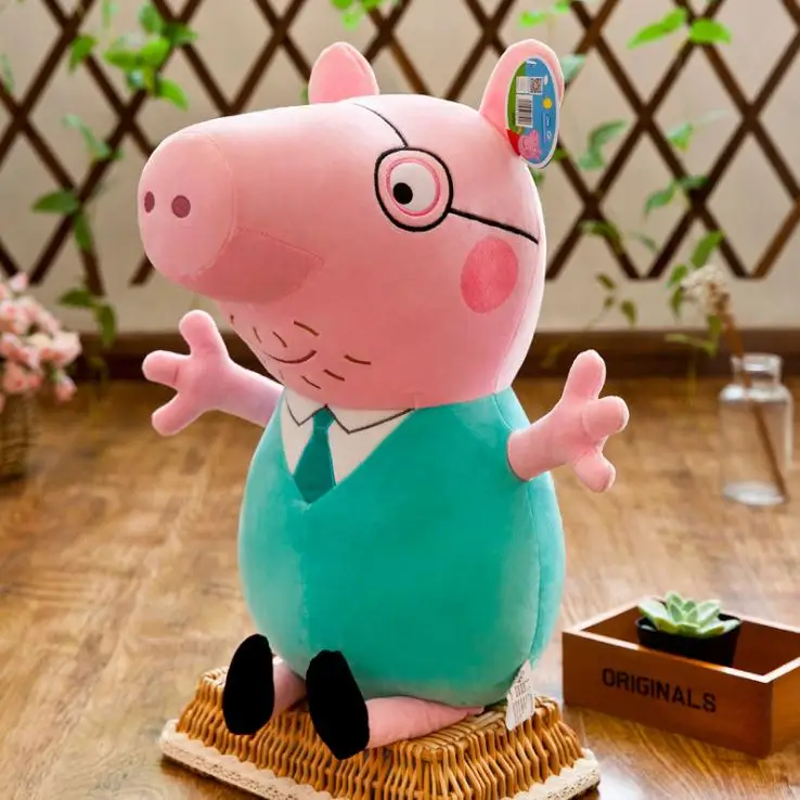 Чучела Peppa Джордж папа мама свинка Семья плюшевые куклы BBC Мультфильм Пеппа модель свинья игрушки домашняя Подушка Декор детские подарки игрушки