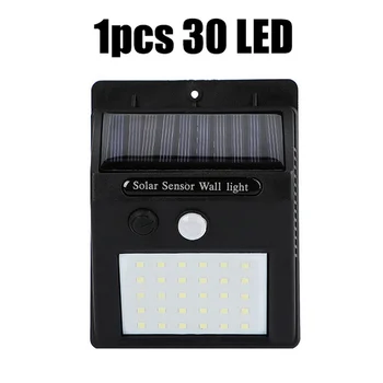 

30Led Motion Sensor Wall Mount Solar Light Infrared Human Body Induction Energy Saving Street Yard Garden Lamp