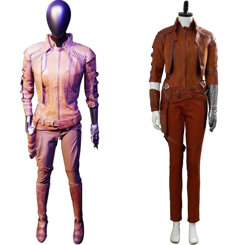 

Avengers 4 Endgame Nebula Cosplay Costume Outfit whole Set Adult Women Girls Halloween Carnival Costumes