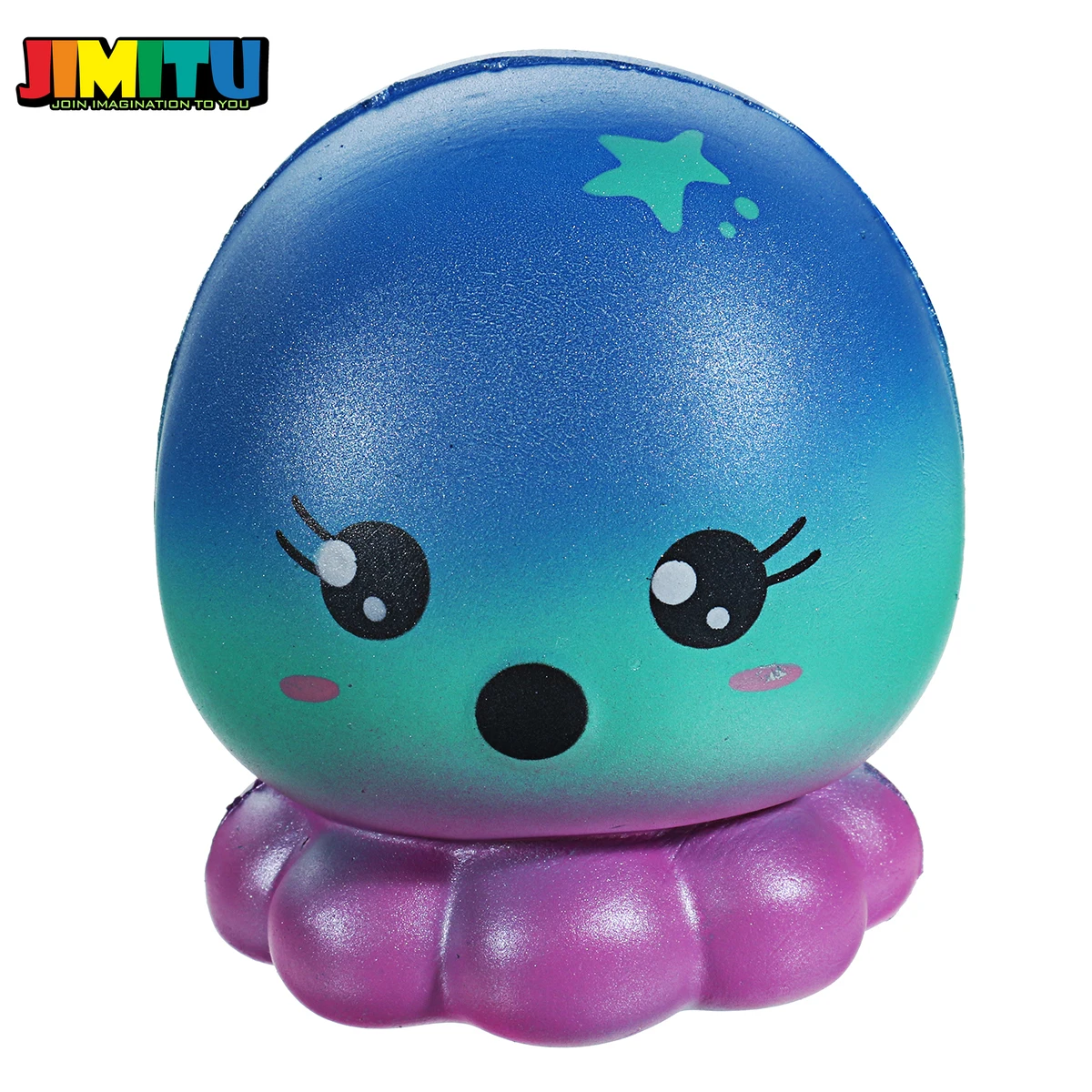 JIMITU kawaii Squishies антистресс Dreamland Звездная Медуза медленно поднимающаяся коллекция Squeeze Мягкие забавные игрушки