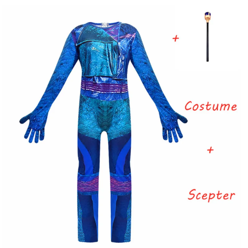 thumbnail image 1 of Disfraz de Mal de Descendants 3 para niños, disfraz de Halloween para niñas, disfraz de mujer para fiesta, disfraz de reina Audrey Evie Fantasia, 1 of 5