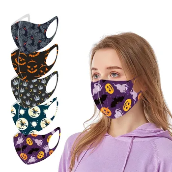 

2020 Fast Delivery Masque Máscara 1PC Adult Halloween Mouth Mask for Protection Washable Earloop Mask Bandage Mascarilla