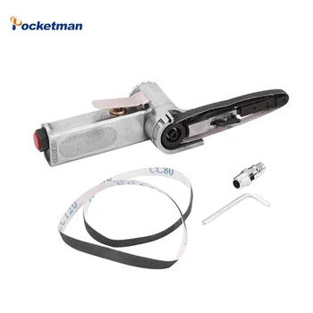 

10mm Air Belt Sander Pneumatic Grinder Metal Surface Polishing For Polishing Air Belt Sander Polisher Grinding Machine Tool