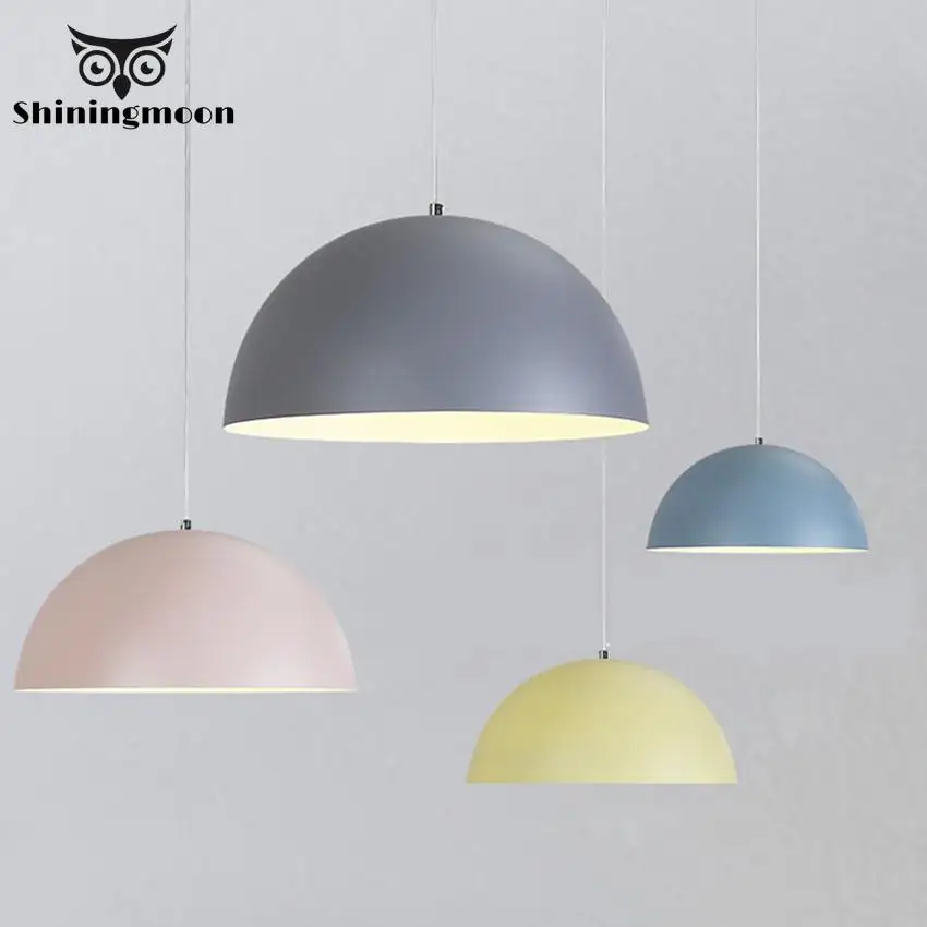 

Nordic Macaroon Led Pendant Lights Modern Colour Pendant Lamp Luminaire Suspension Kitchen Dinning Room Lustre Hanging Lights