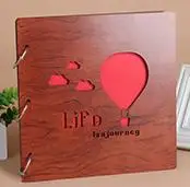 s3 Новые diy самоклеющиеся черные карты фото скрапбук детские бумажные книги альбом фотоальбом 16 дюймов свадебные Большие винтажные деревянные - Цвет: s3