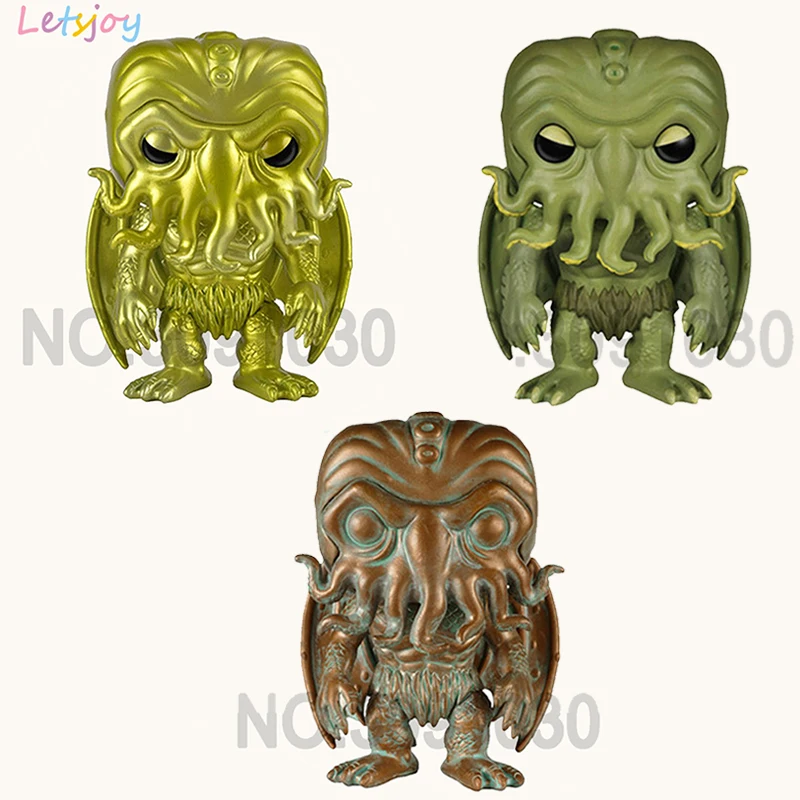 Letsjoy pop horse The Call of Cthulhu зеленая бронза Бог золото виниловая Статуэтка Коллекция