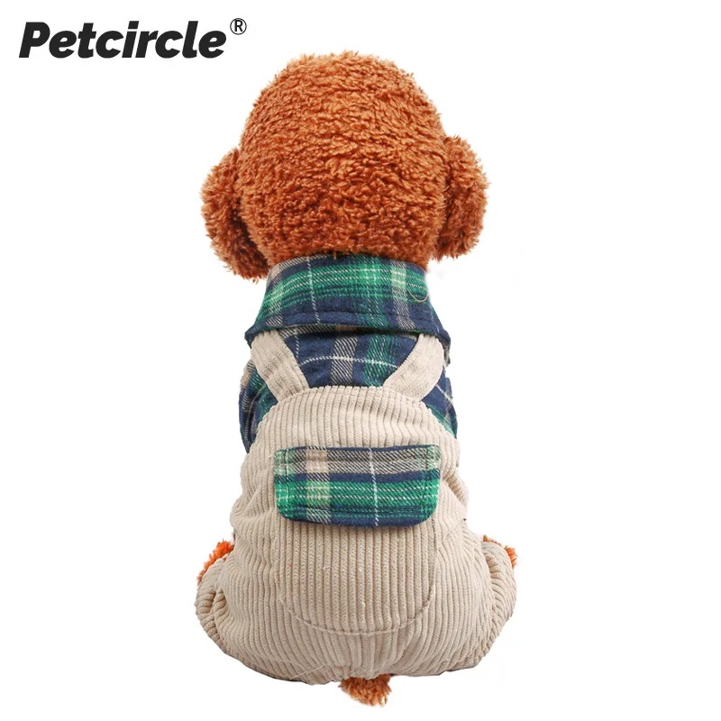 Детский комбинезон PETCIRCLE зеленая одежда для собак и щенков учеников шнауцер