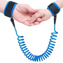 Детские, защита от потери запястья 1,5 м ремень веревка поводок для ребенка безопасности жгут Открытый Прогулки ручной ремень браслет анти-потеря