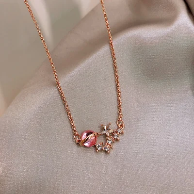 

Necklace Woman Man Miao Planet 2019 New Clavicle Chain Simple Temperament and Fashion Short Chain of Korean Necklace
