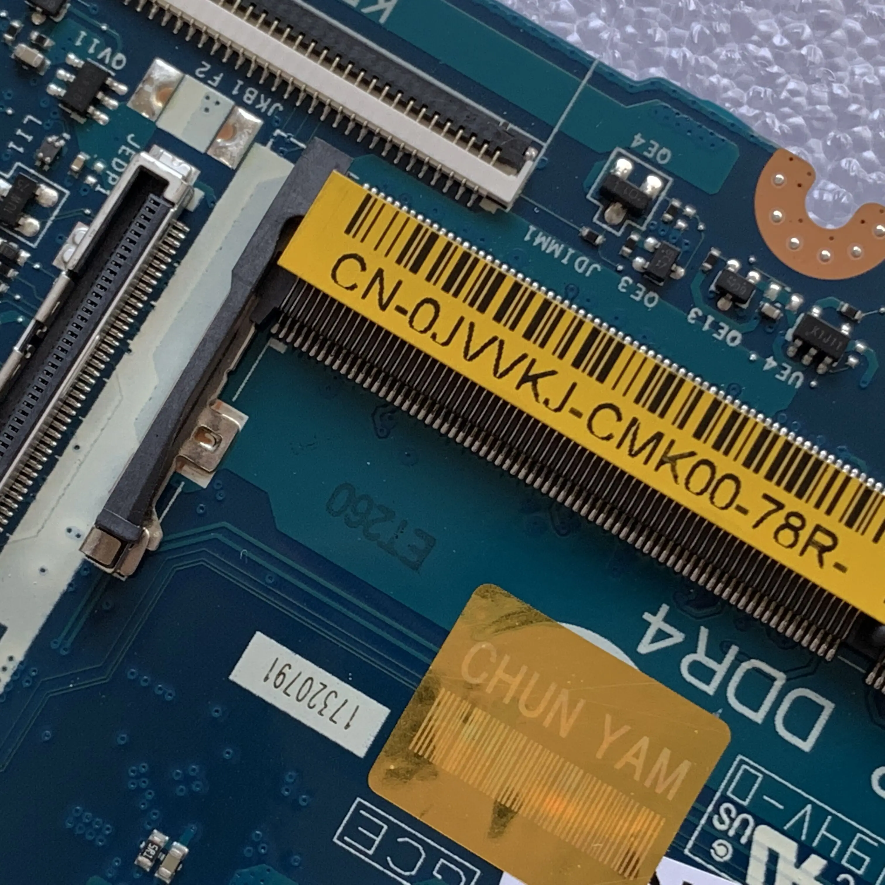 KEFU I5-7300HQ LA-E991P для DELL INSPIRON 15 7577 7570 Материнская плата ноутбука CN-0JVVKJ 0JVVKJ GTX1050 материнская плата для ноутбука