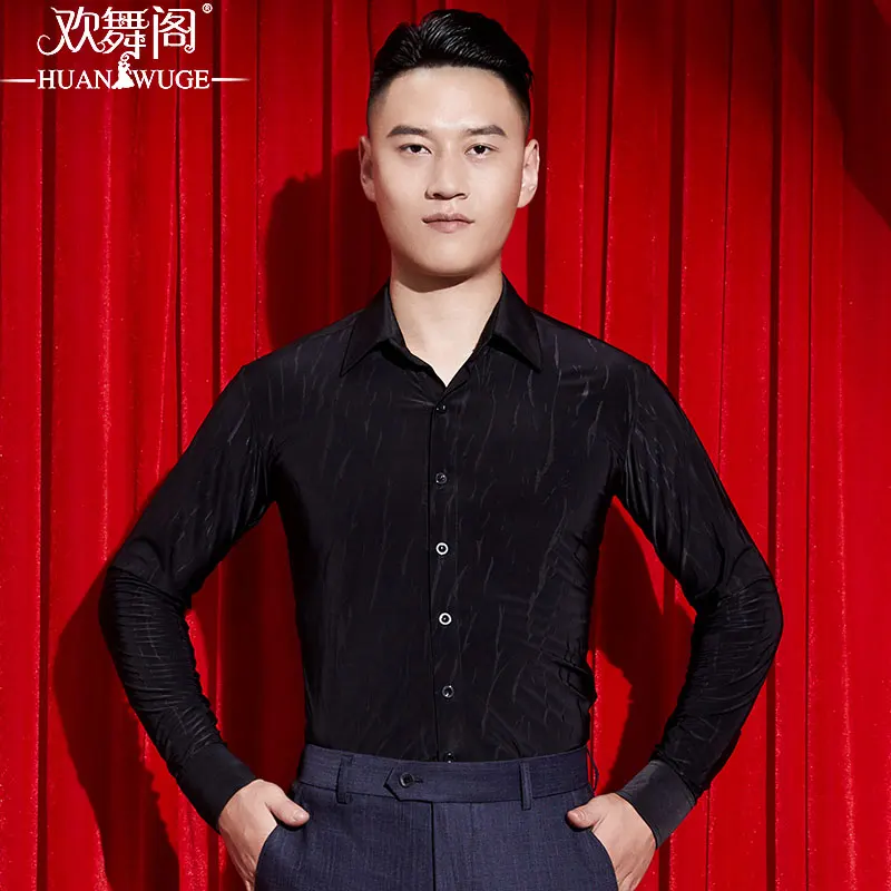 Modern dance adult male jacket long sleeves ballroom dancing waltz ballroom dancing new dance clothes