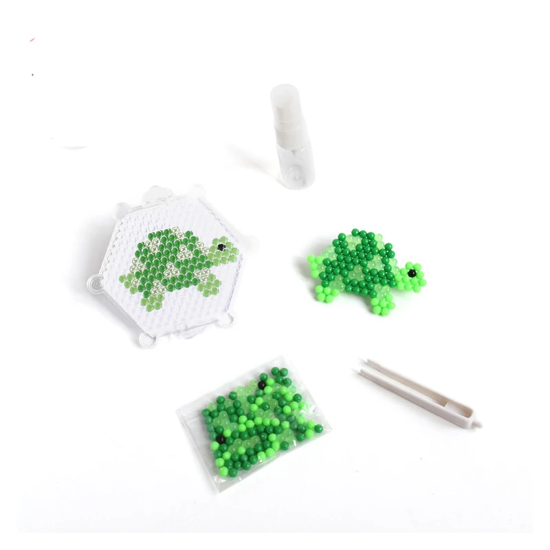 Water Mist Bead Set Hama Bead Toy Hama Bead 3D Puzzle DIY Toy Kids Educational Toy Gift