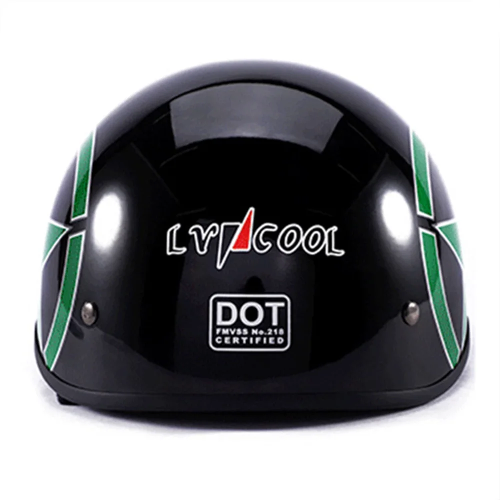 LVCOOL мотоциклетный шлем Мужской Ретро винтажный полушлем Casco Мото шлем мотоциклетный гоночный шлем для верховой езды с точечной сертификацией