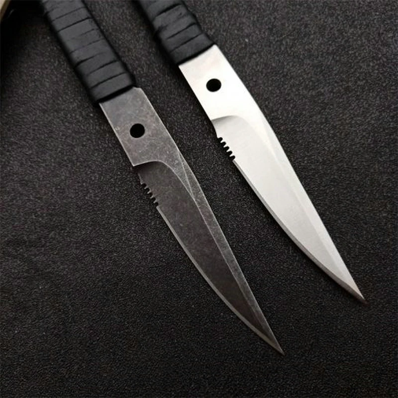 TRSKT Neck Knives 440c Blade Hunting Outdoor Survival Camping EDC Tool Pocket Knife With K Sheath Dropshipping