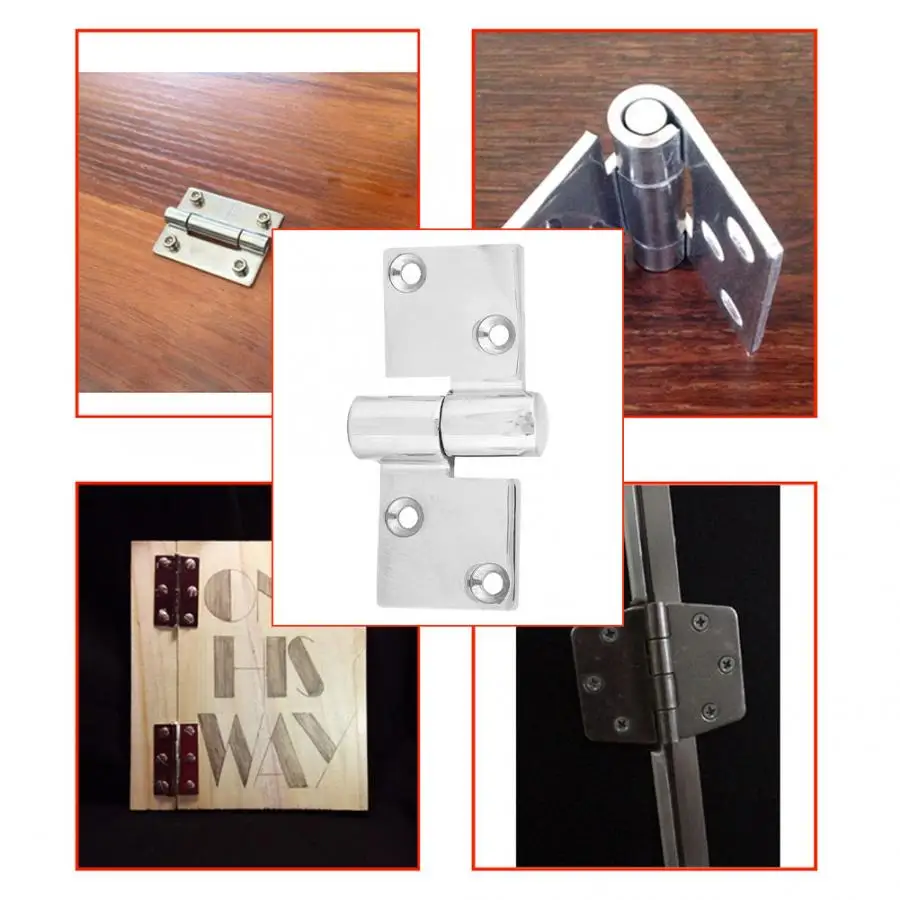 

Seperated Hinge Marine Boat Cabin Door Stainless Steel Flush Door Hinge 90x38mm