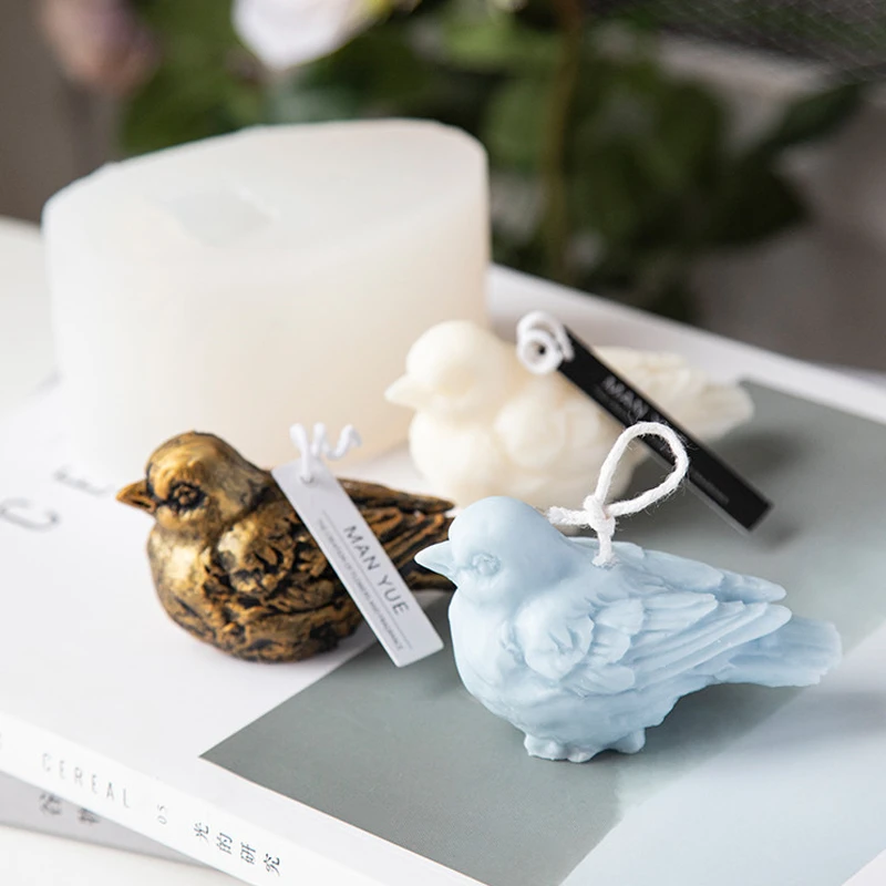 Moule 3D En Silicone Pour Bougies, Fabrication De Savon, Résine Et Argile