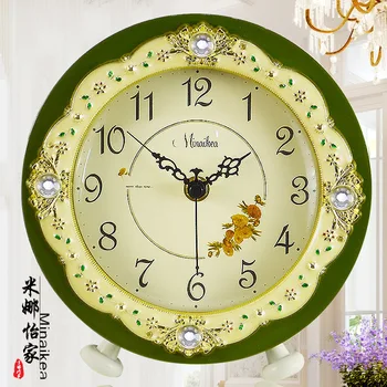 

Art Wooden Large Creative Wall Clock Modern Design Digital Wall Clock Home Decoration Clocks Best Selling 2018 Products 60C224