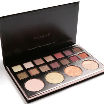 

18 Colors Nude Eyeshadow Kit Matte Glitter Eyeshadow Palette Makeup Diamond Glitter Metallic Shiny Nude Eye Pigment Cosmetics