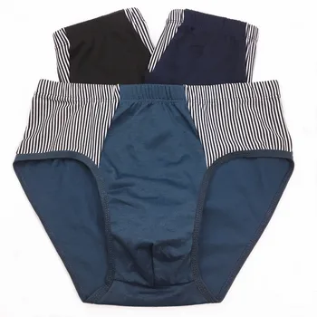 

Boxer Men underwear Men's Cotton Underwear Stripe Soft Underpants Low Waist Men's Panties Briefs Boxer Shorts