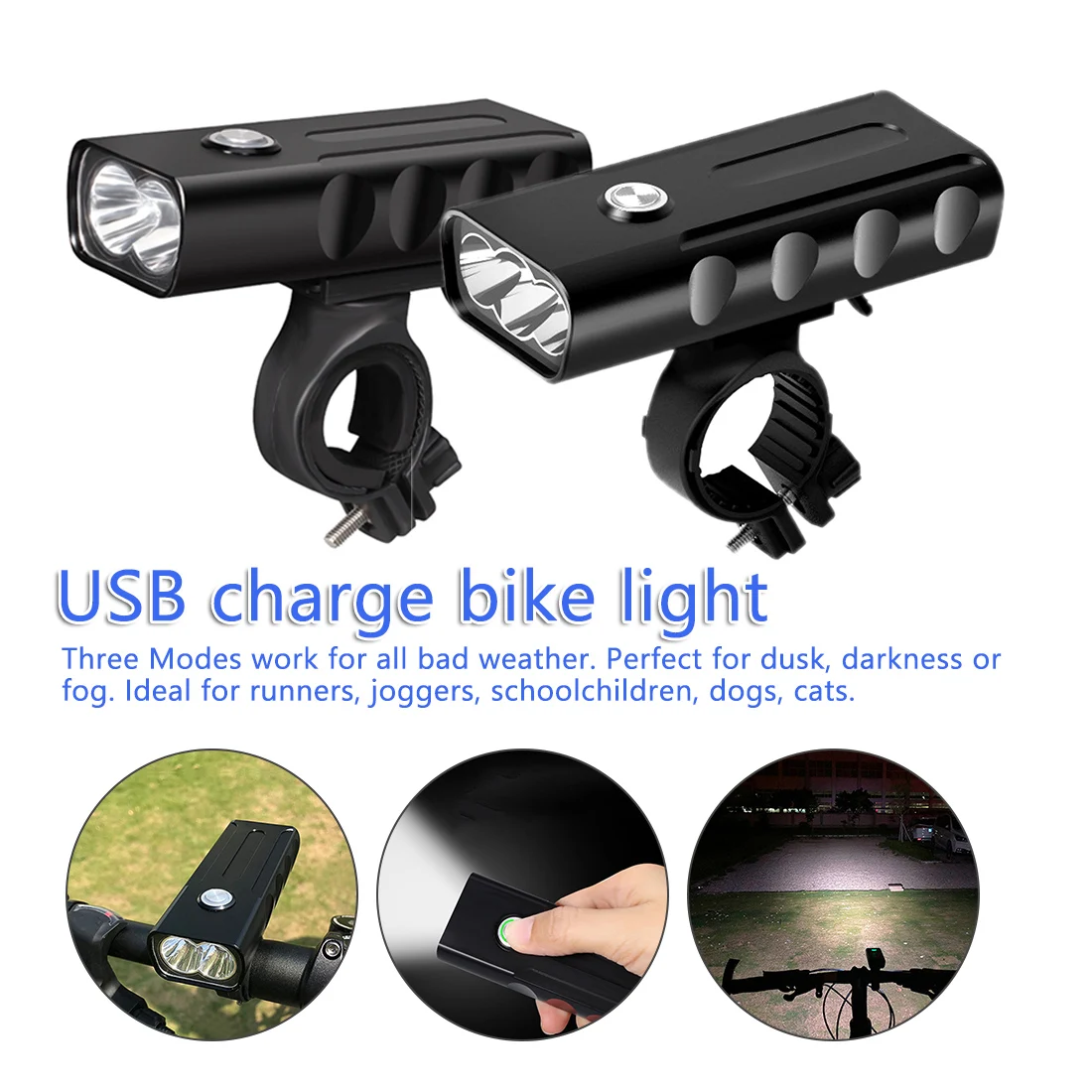 Задний свет USB Aufladbare Eingebaute 3 Modi Fahrrad Licht Wasserdichte Scheinwerfer Fahrrad zubehёr Mit rhucklicht