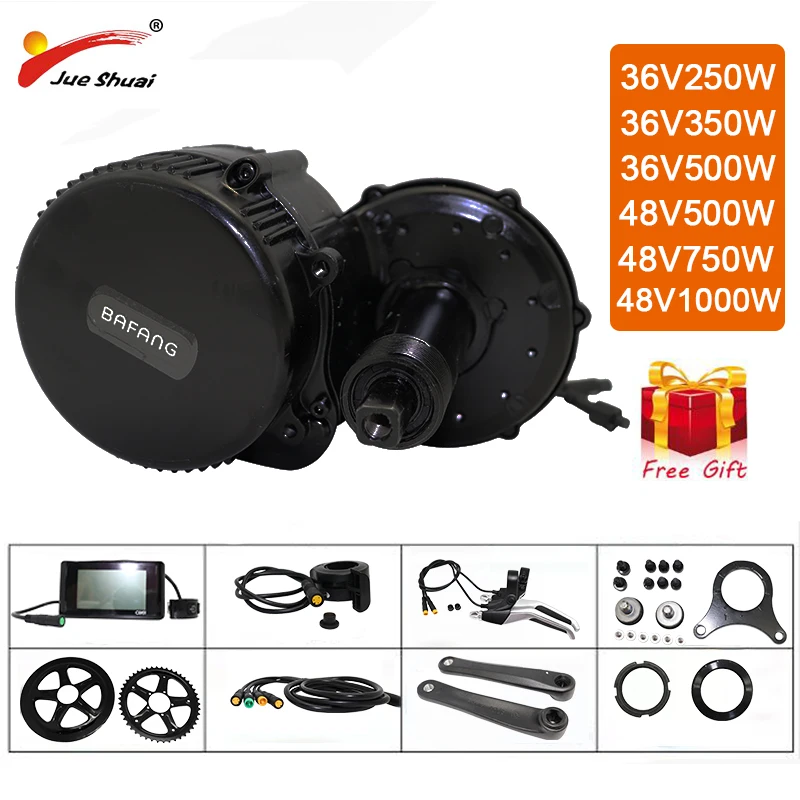 bafang 500w 48v mid drive ebike conversion kit