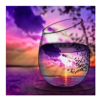 

New Diamond Painting Scenery DIY 5D Diamond Painting Cross Stitch Crystal Pictures Arts Craft for Home Decor Diamond Embroidery