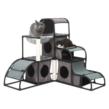 

High Quality Climbing Rack with Hammock Ball Multifunctional Pet Platform Detachable Combination Cat Play Tree Pet Supplies