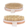 TREESMILE Natural Bristle Bath Brush Exfoliating Wooden Body Massage Shower Brush SPA Woman Man Skin Care Dry Body Brush D40 4
