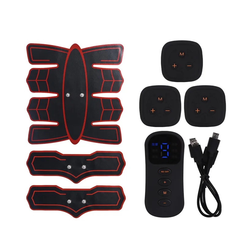 

EMS Abdominal Arm Muscle Trainer Smart Fitness Abdominal Muscle Trainer Stimulator Electric Body Slimming Massager ABS Machine 4