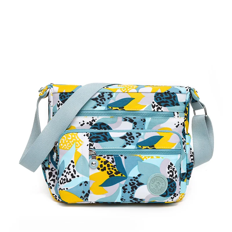 Large and small High Quality Women Crossbody Bag Flower Print Nylon