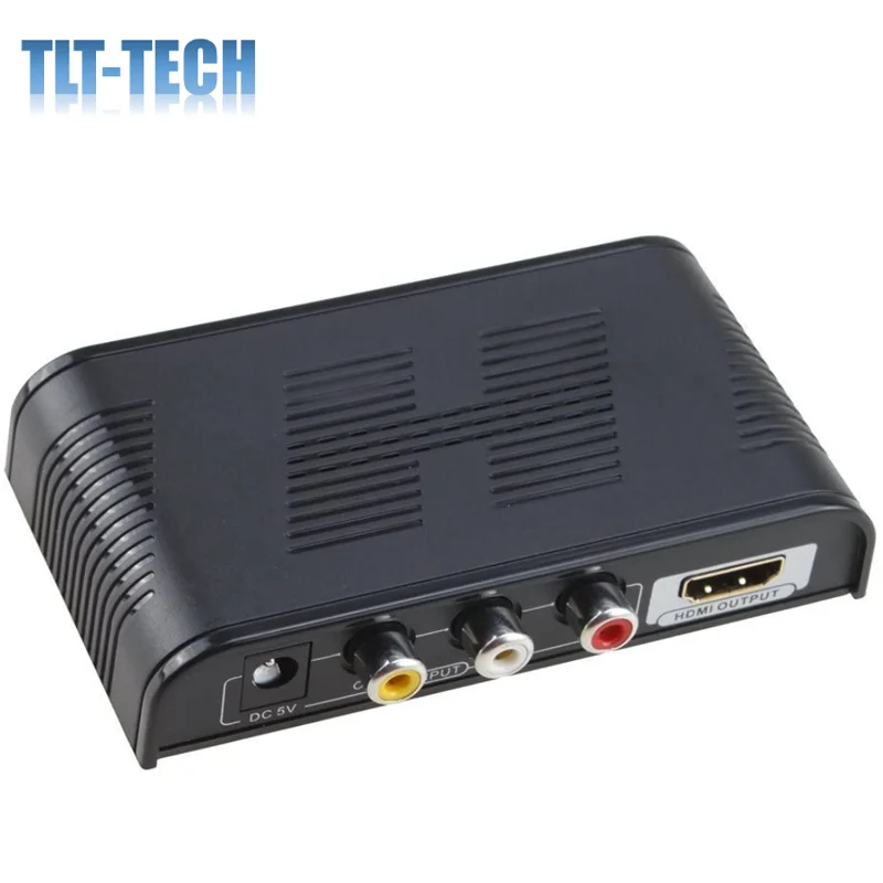 

High Definition 720P/1080P Mini AV Composite Video/Audio RCA CVBS to HDMI Converter Box Support Upscaler for HDTV,VHS, VCR, DVD