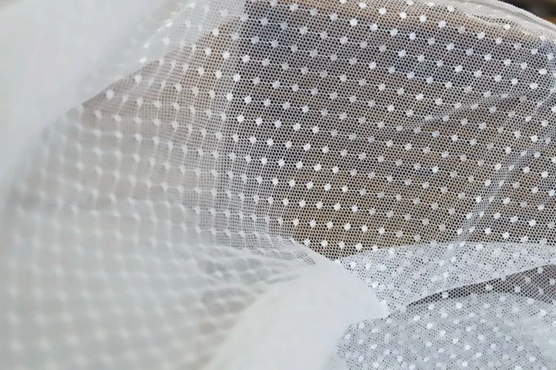 GLace 3 м/лот 150 см Высококачественная сетчатая эластичная ткань ручной работы DIY аксессуары для одежды украшения вуали TX1582