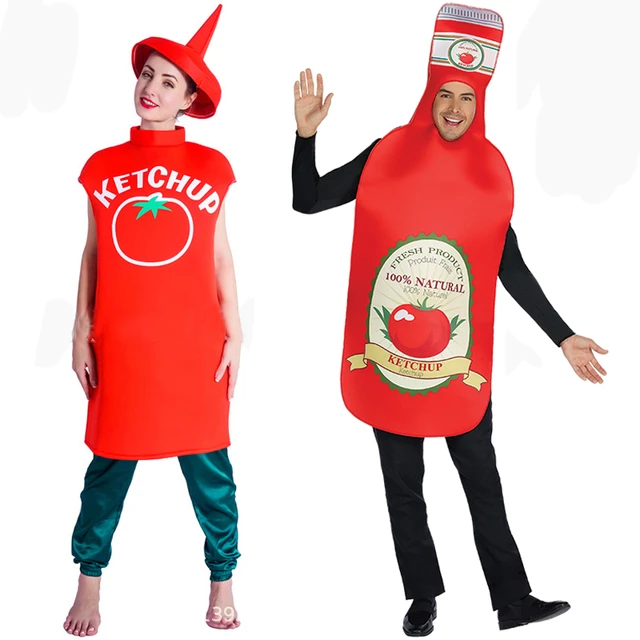 Spicy Taco Hot Sauce Packet Couple's Halloween Costumes