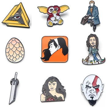 

A3480 Patchfan Pins Brooches Badges Backpack Denim Shirt Lapel Pins Punk Jewelry Gift