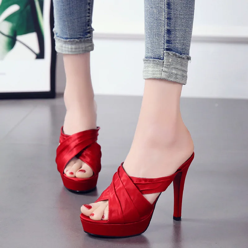 Роскошные брендовые босоножки на высоком каблуке женская обувь летние женские