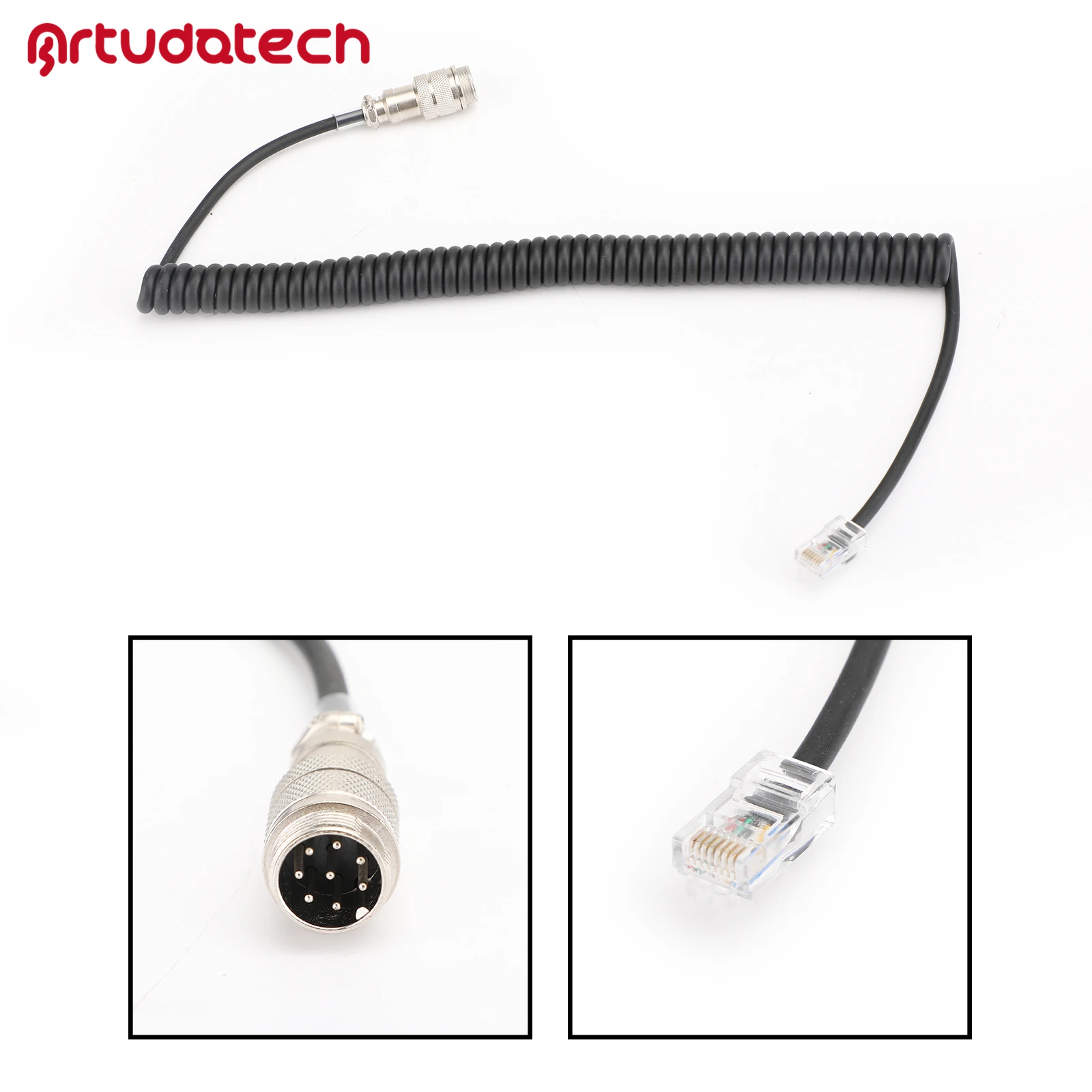 Artudatech расширяемый 8 Pin Ручной микрофон удлинители для Yaesu FT-817 FT-857 FT-897 FT-450R MH-31A8J