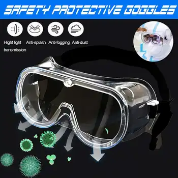 

NEW Protective Safety Goggles Wide Vision Disposable Indirect Vent Prevent Infection Eye Mask Anti-Fog Medical Splash Goggles