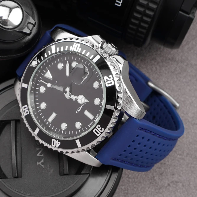 Silicone Sport Strap Waterproof Rubber Replacement Band