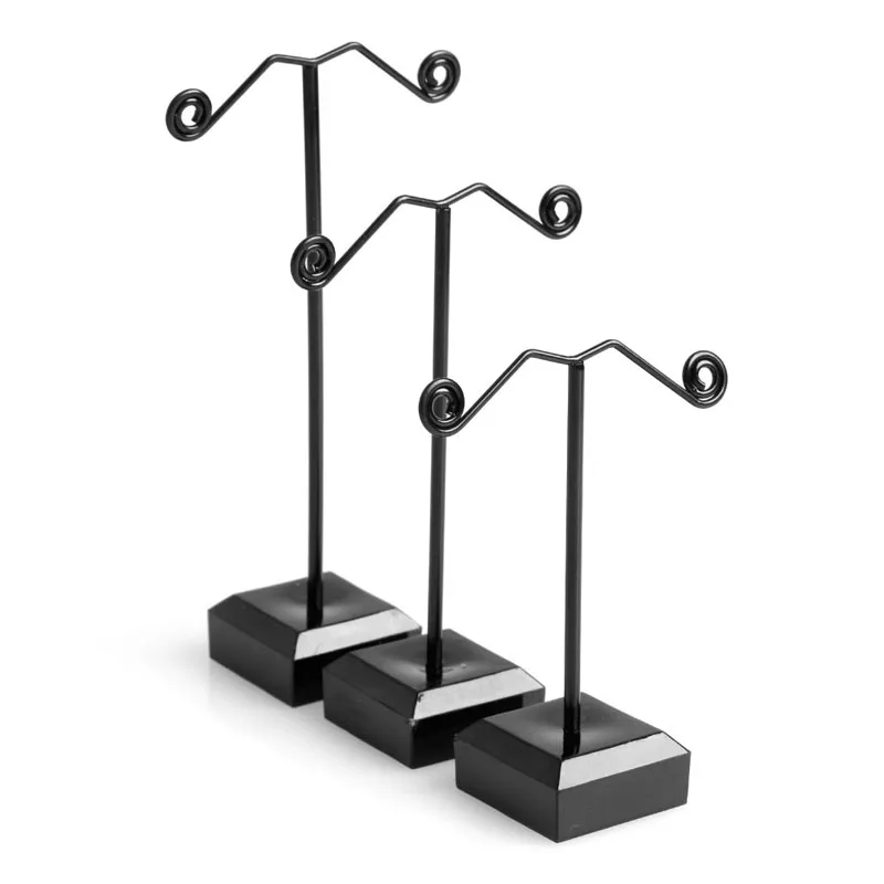 3Pcs Metal Tree Earring Necklace Display Jewelry Holder Stand Display Rack 