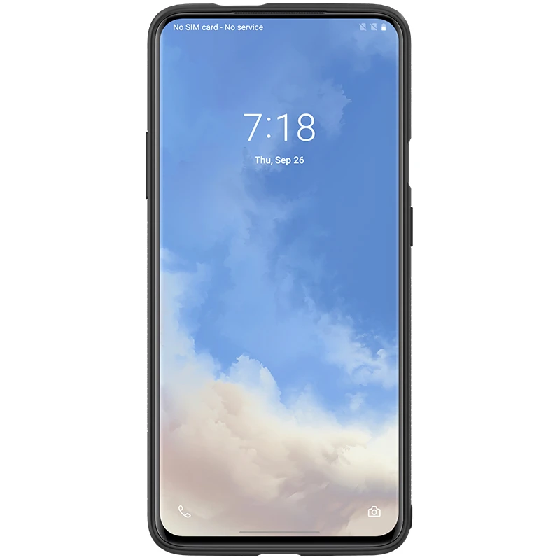 Чехол для OnePlus 7T Pro NILLKIN с рельефным рисунком, нейлоновое волокно, Жесткий PC Панель+ ТПУ на заднюю панель телефона One Plus 7T Pro/1+ 7T Pro Чехол