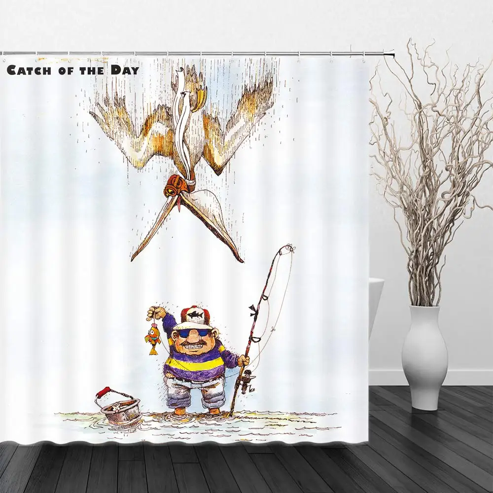 Декор в рыбацком стиле рыбы форме птиц и животных Творческая Футболка с забавным