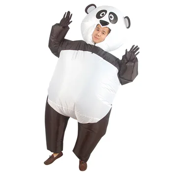 

Animal Panda Adults Inflatable Costume Men Women Halloween Cosplay Inflated Garment for Show Promotion Club Carnival Party